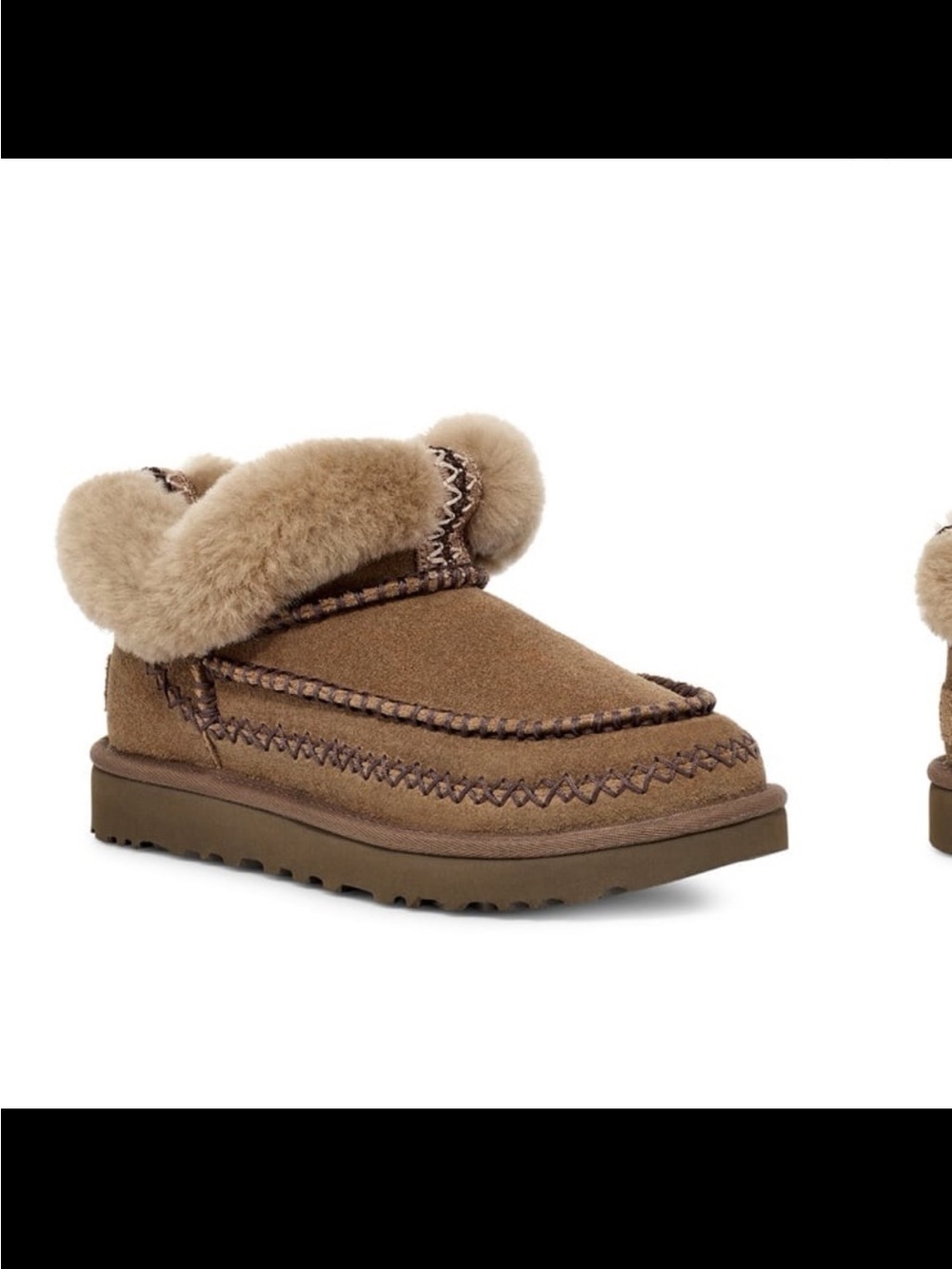 NWB Ugg women’s classic ultra mini alpine boots color hickory size 7